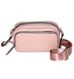 Ladies' Crossbody Bag with Front Zipper Pocket