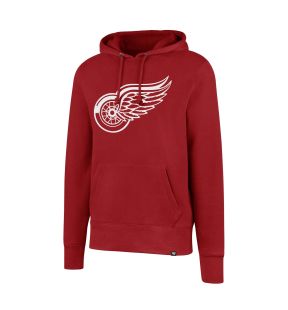 47 Brand Imprint Headline Pullover Mens Hoodie - Detroit Red Wings