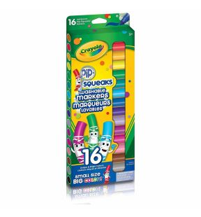 Crayola 16 Pip-Squeaks Broad Line Washable Markers