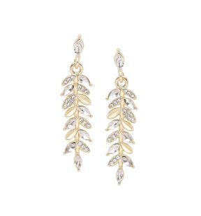 SOHI Women's Foliage Drop Earrings