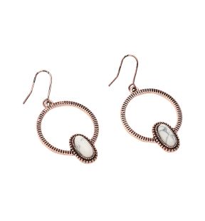 SOHI Women's Stone Drop Earrings