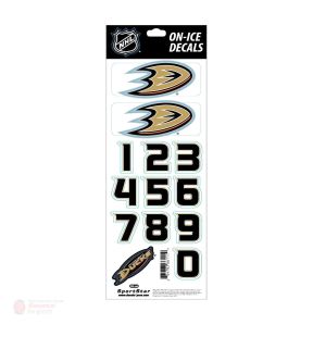 Anaheim Ducks Sidelines NHL Team Logo Helmet Decals