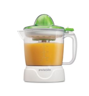 Proctor Silex - Electric Citrus Press, 1 Litre Capacity, Pulp Control, White