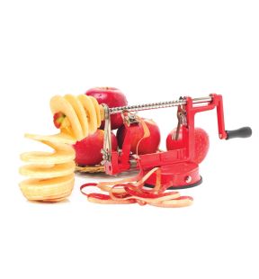 JS Gourmet - 3 in 1 Manual Apple Peeler and Corer (Peel, Slice and Core)