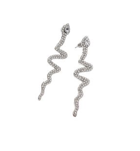 SOHI Women's Serpent Drop Earrings