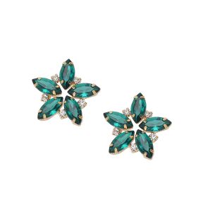 SOHI Women's Flower Stud Earrings