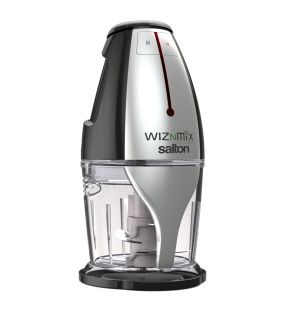 Salton WizNMix FP2102BK All-in-One Food Processor Chopper & Blender 750 ml Black