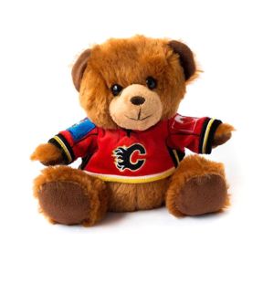 Calgary Flames Forever Collectibles NHL Seated Jersey Bear