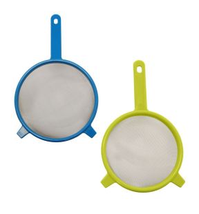 Starfrit - Set of 2 Colanders, Diameter of 15cm and 20cm, Stainless Steel Net