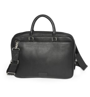 Slim Open Flap Briefcase with Top Handles