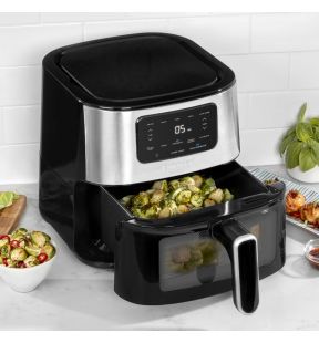 Cuisinart Air Fryer: 6-Quart (5.7 L), 1800W, digital display w/ 5 air-fry presets | AIR-200C