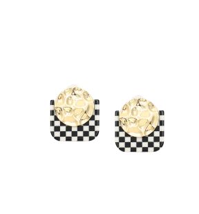 SOHI Women's Coin Stud Earrings